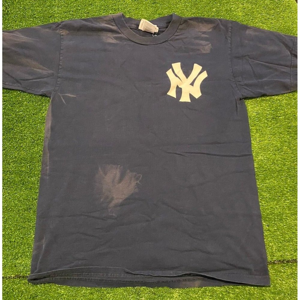 Vintage New York yankees tshirt large blue mens 90s retro O'Connol Designs